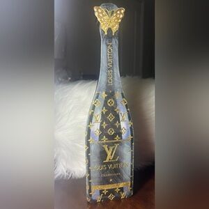 13” champagne bottles sculpture